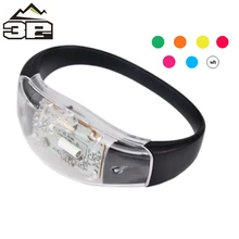 Высокое качество светодиодный тряски мигающий браслет с подсветкой встряхнуть со светодиодным браслетом WEX371