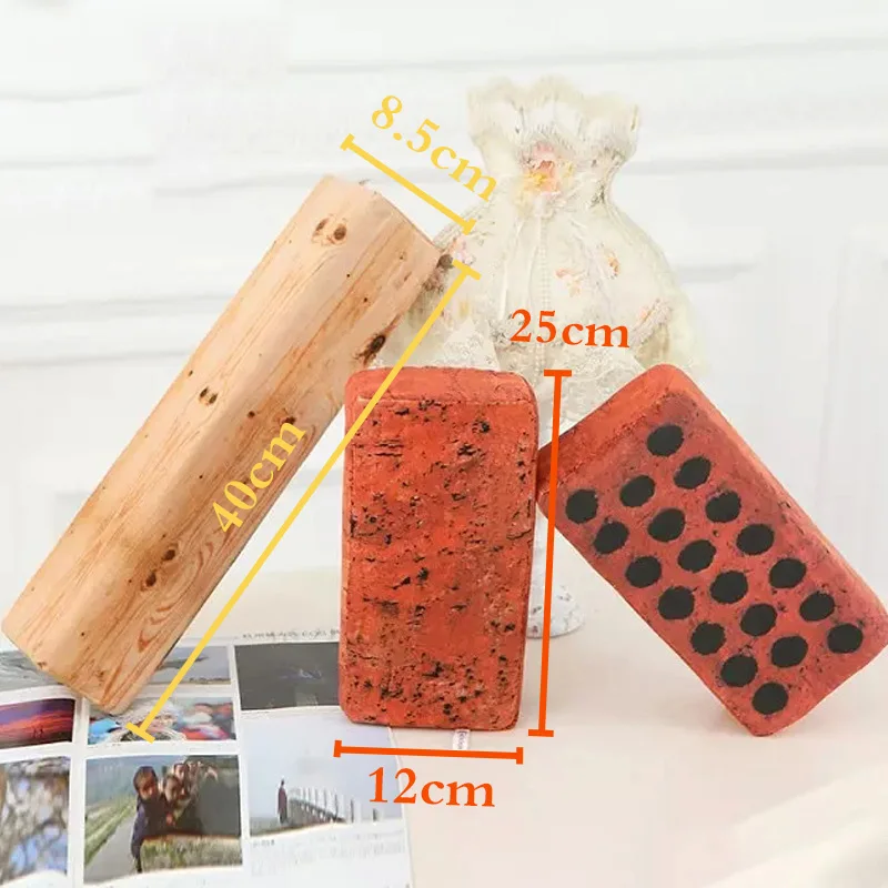 Creative Brick Pillow Funny Personality Realistic Simulation Bricks Pillows Special Gift Sponge Plush Twist Pillow Cushion 6