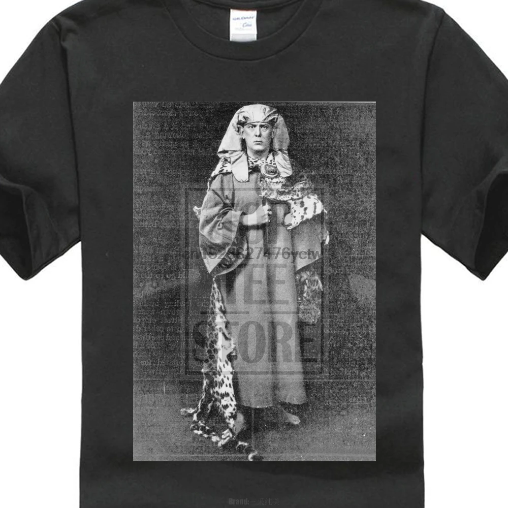 Футболка Aleister Crowley Pharoah 74 футболка сатаническая церковная храм ведьма с коротким