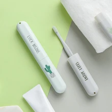 Портативный держатель для зубных щеток Для Путешествий, Походов, Кемпинга, кепка для зубных щеток, защитный чехол для хранения, милая коробка, аксессуары для ванной комнаты