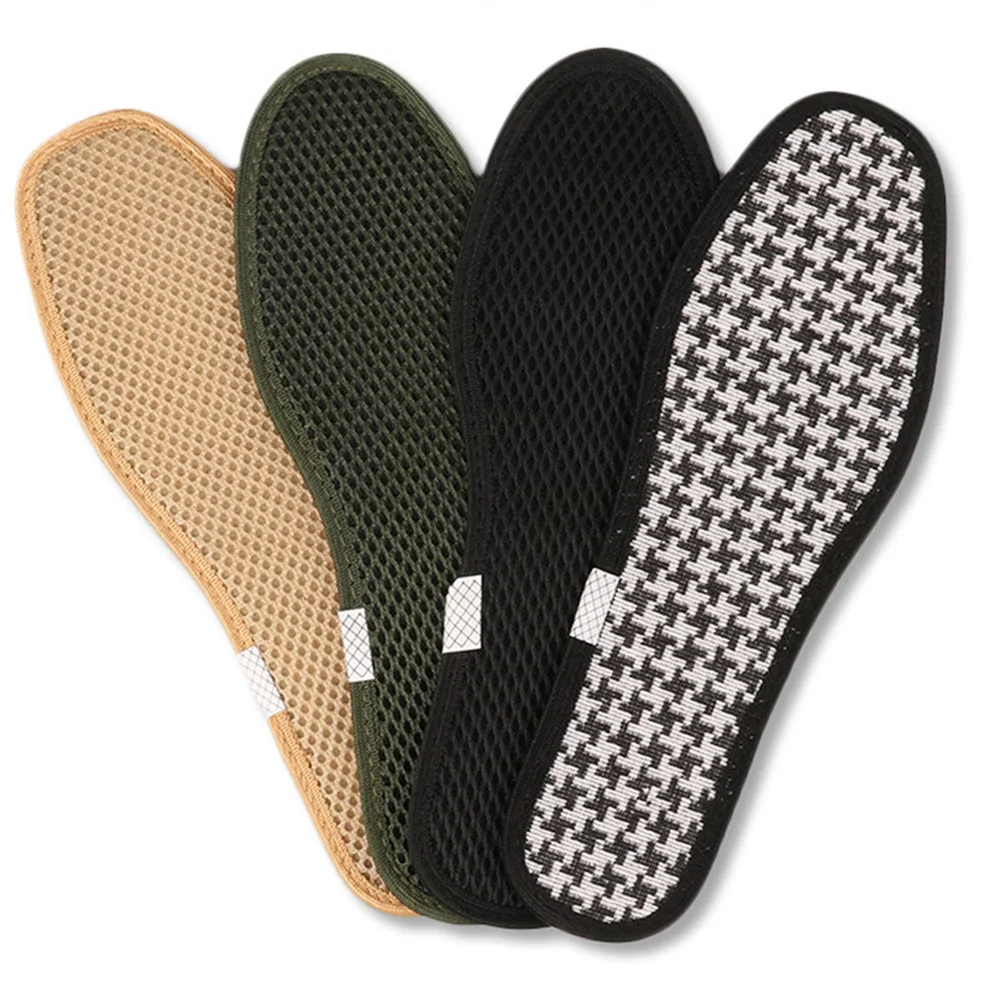 Unisex Summer Woven Bamboo Charcoal Linen Insoles Sports Breathable Anti-Bacterial Insoles Comfortable Insoles Unisex Summer Woven Bamboo Charcoal Linen Insoles Sports Breathable Anti-Bacterial Insoles Comfortable Insoles
