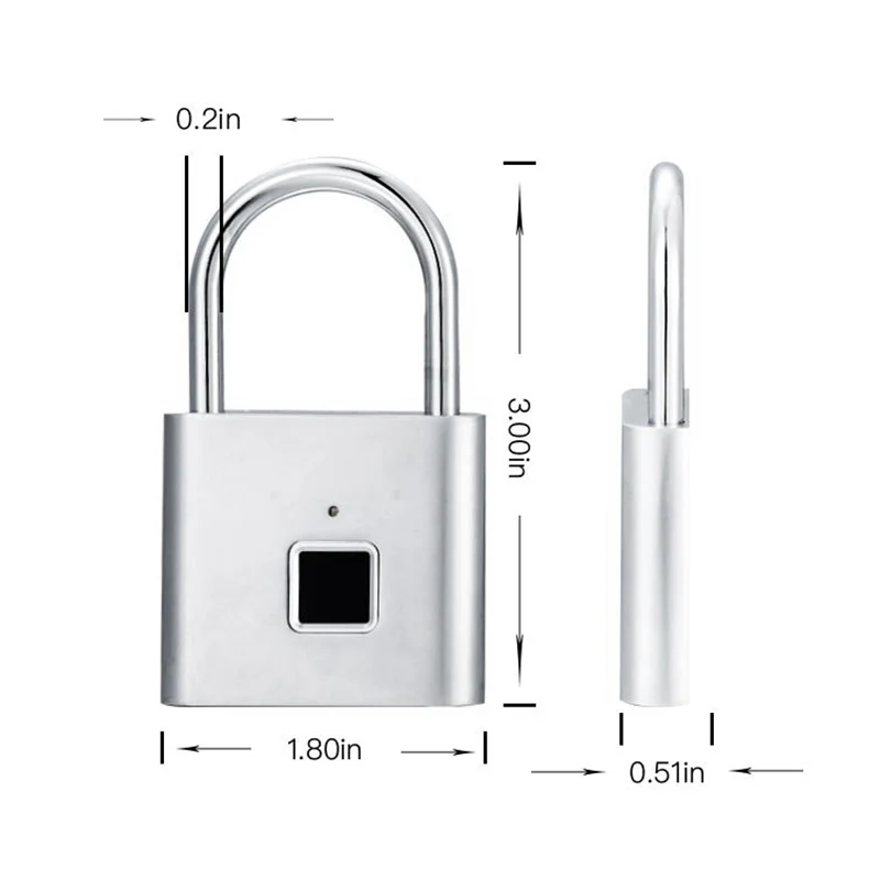 Безопасность Keyless Usb Перезаряжаемый биометрический дверной замок Умный Замок быстрая разблокировка цинковый сплав металлический