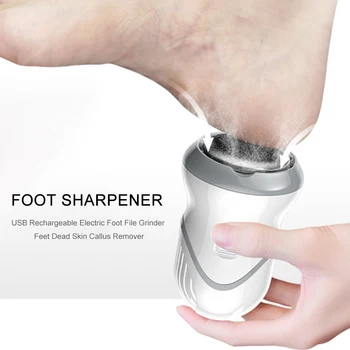

New USB Rechargeable Electric Foot File Grinder Feet Dead Skin Callus Remover Feet Care for Hard Cracked Skin Clean Tools