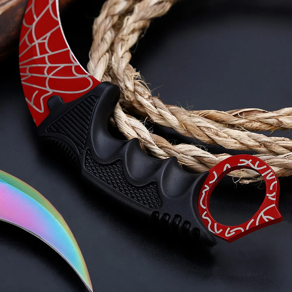 Karambit CS GO нож для косплея CSGO тактические походные охотничьи ножи титановый