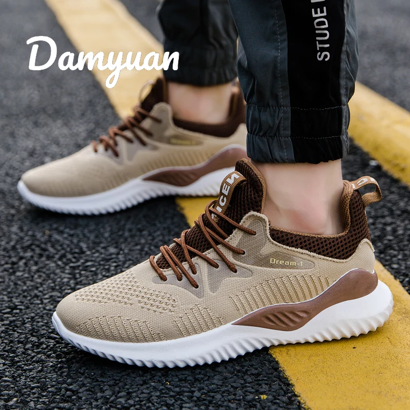 

Damyuan 2019 Summer Autumn Fashion Flying Woven Sneaker High Quality Casual Shoes Breathable Running Men's Shoes 39-44
