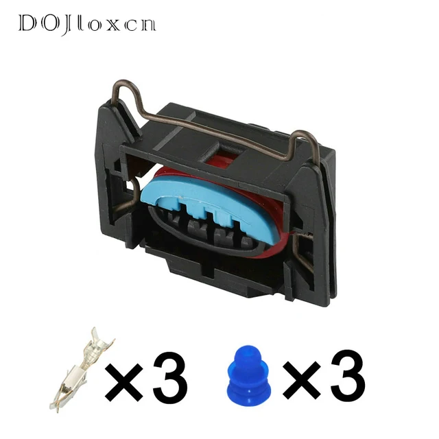 1/5/10/20/50Sets 3 Pin Auto Waterproof Female Connector EDIS Coil Pack Socket For Ford Focus Mondeo Mk3 Ignition Plug Coil Plugs 3p female