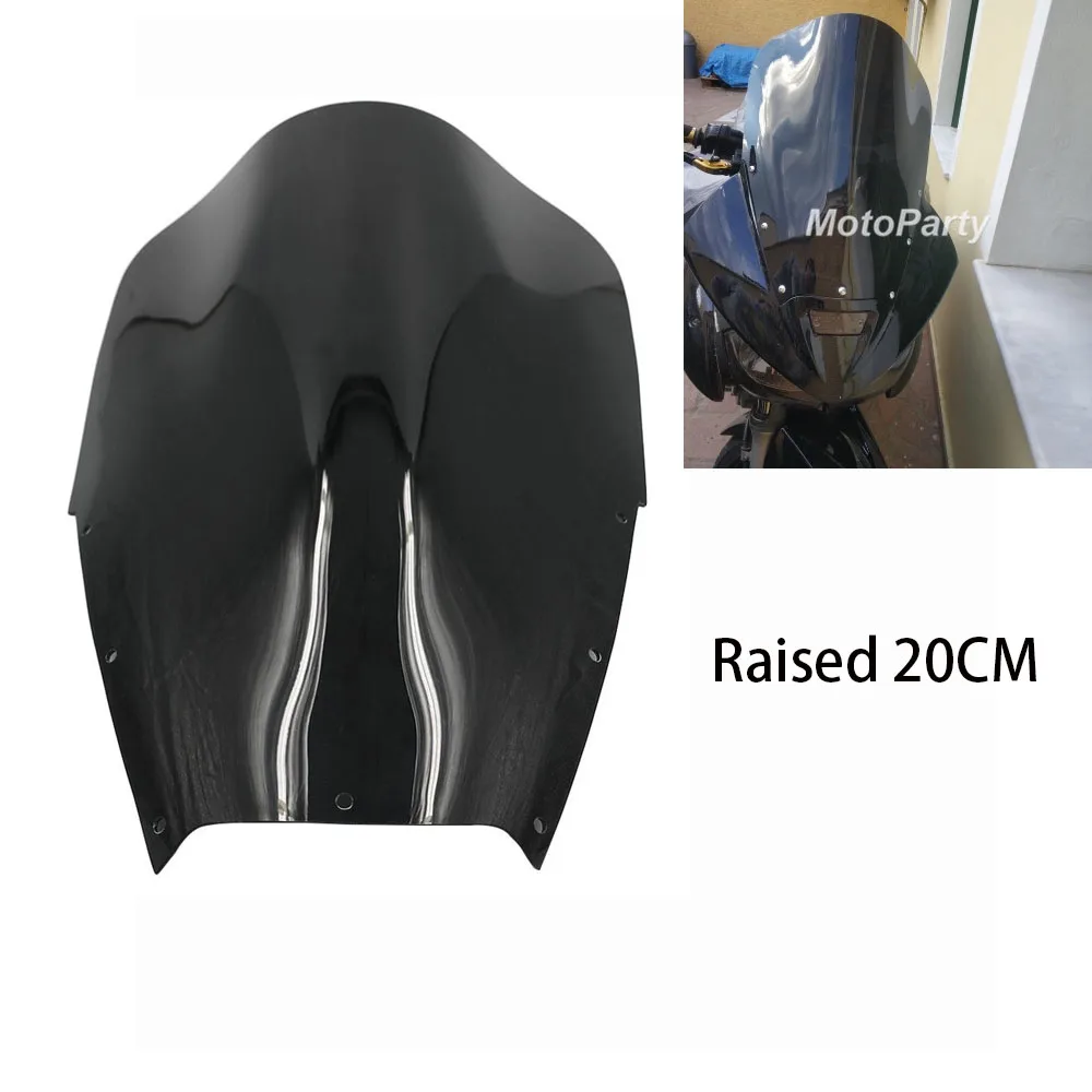 Лобовое стекло мотоцикла повышенное лобовое 15 см/20 см для Yamaha TDM900 TDM 900 2002 2014 2007 2006