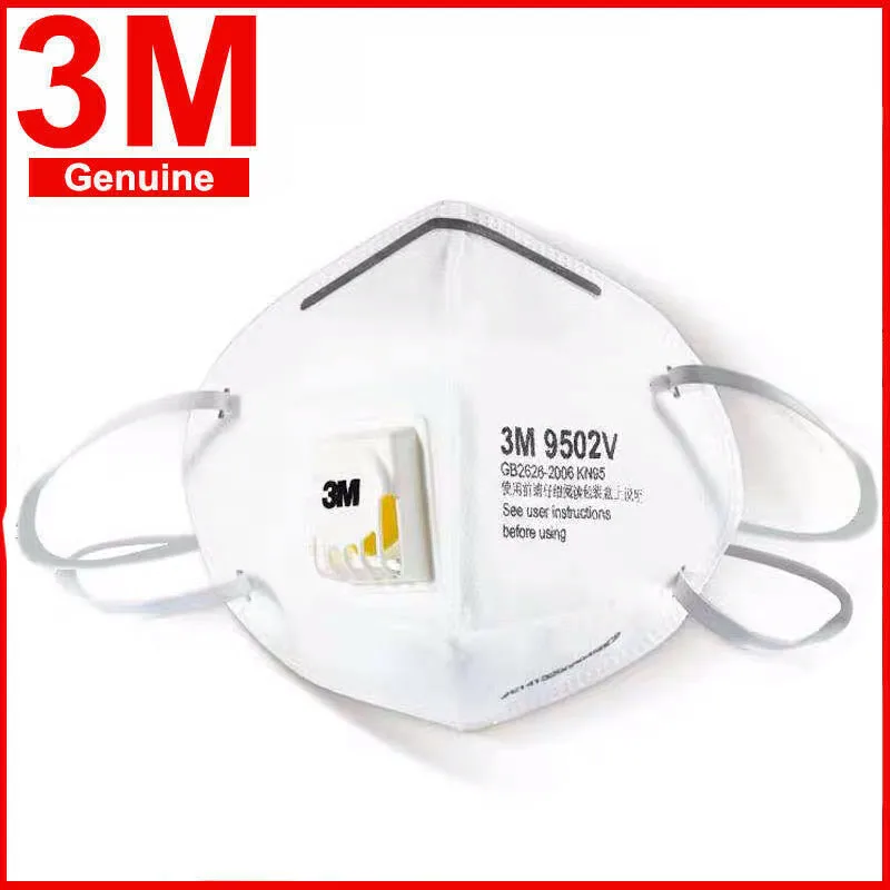 

30pcs 3M 9502V Dust Mask KN95 Particulate Respirator Anti-fog PM2.5 Anti influenza Dust-proof Safety Breathing Masks N95