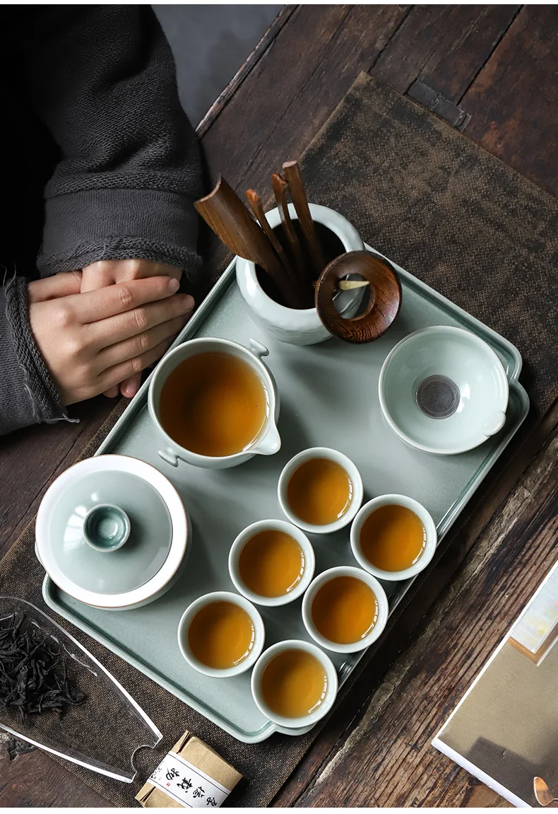 pigmentado cerâmica chá tureen resistente ao calor tigela de chá retro drinkware