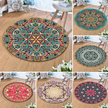 

Retro Kussen Vloermatten Retro Boho Stijl Kwastje Katoen Tapijt Hand Geweven Nationale Klassieke Tapestry Sofa Kussen Tatami Vlo