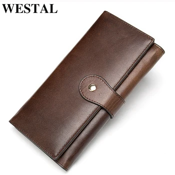 

WETSAL 100% Genuine Leather Women Wallet Female Long Clutch Lady Walet Portomone Money Bag Coin Wallet Purse for Card/phone