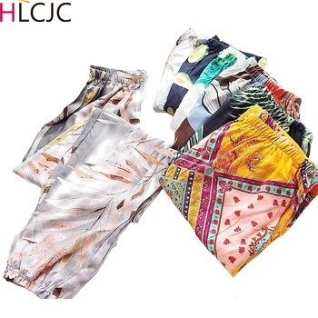 

Summer Women's Cotton Lounge Pants Long Pajama Bottom Print Pijama Pants Womens Bottoms Sleep Wear for Women Sleeping Bottoms