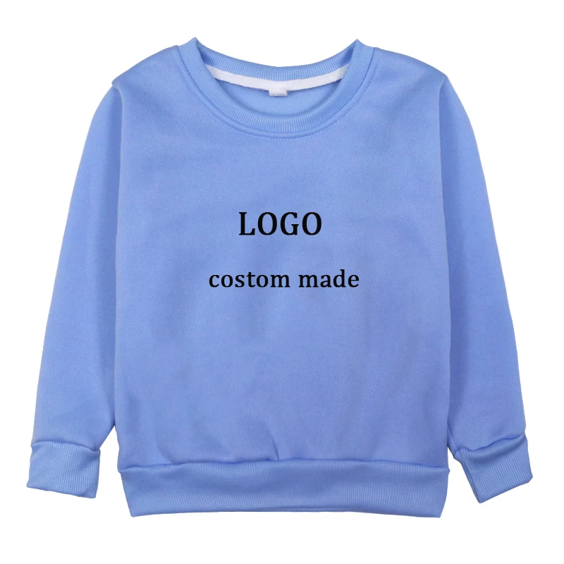 

WGTD Cutom Your Image 2D Printed Boys Girls Sweatshirt Baby Autumn Winter Hoodies FOR Customers Products