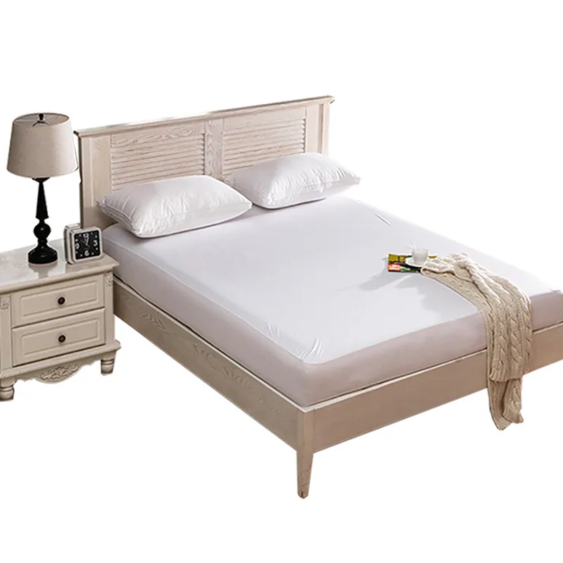 

10 Sizes Bed Mattress Protector Cover Waterproof Stain Resistant Anti Mites Washable Mattress Covers for Queen King Twin Beds