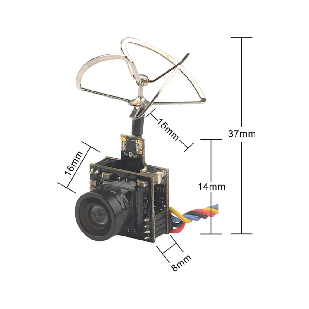 Мини 5,8G FPV 600TVL камера выходная мощность 48CH 25MW 100MW переключаемый передатчик с коннектор OSD для RC внутреннего дрона FPV