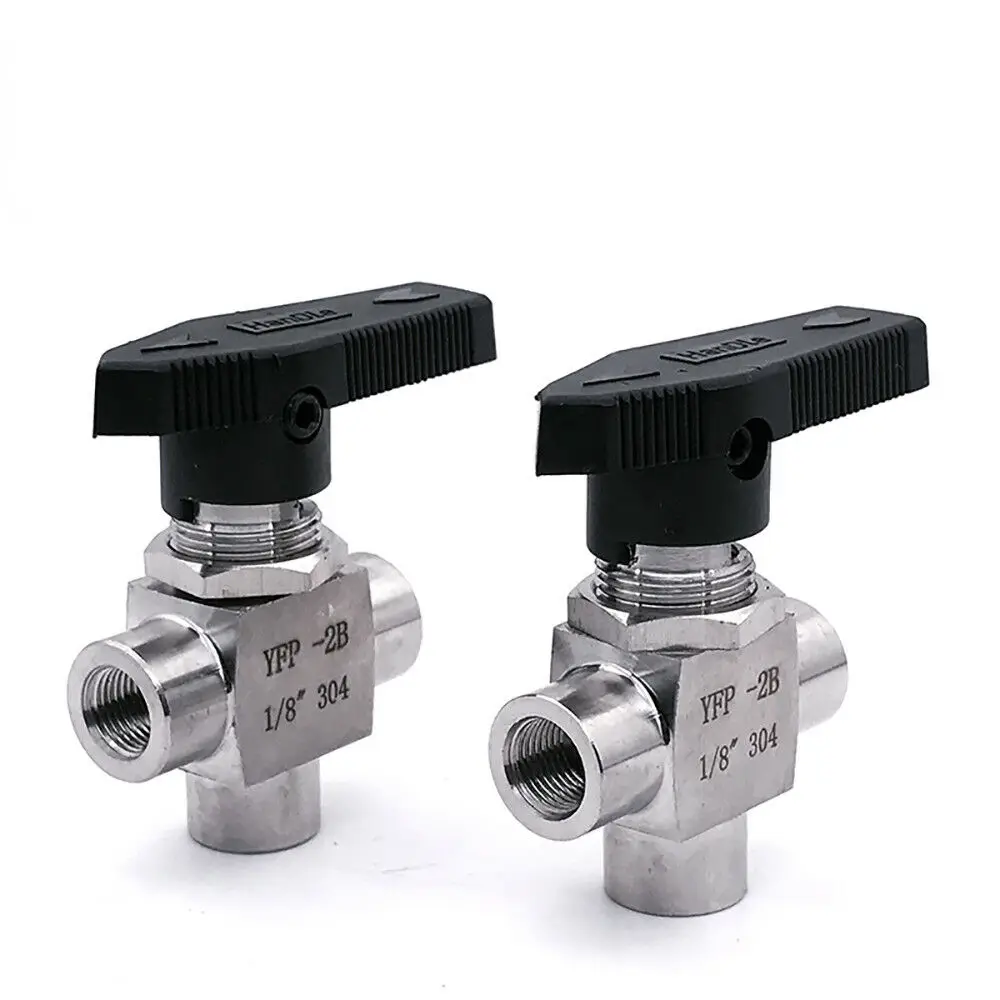 l port 1 25mm 304 stainless steel sanitary 3 way ball valve 1 5 tri clamp 50 5mm ferrule o d for homebrew diary product 1Pcs 3 way ball valve 1/8 NPT Gas Sleeve Tube L Port 1000PSI Stainless Steel