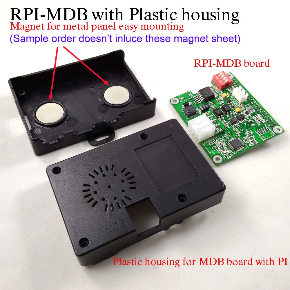Raspberry pi в торговый автомат плата адаптера безналичного интерфейса MDB с корпусом