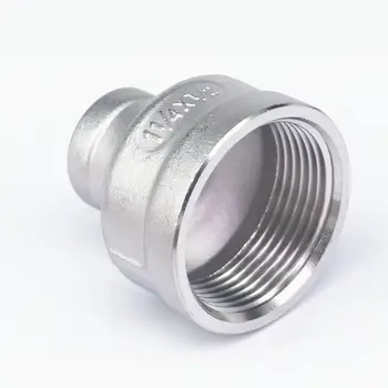 

1/2" BSP to 1-1/4" BSP Female Thread 304 Stainless Steeel Concentric Reducer Connector Pipe Fitting water air oil