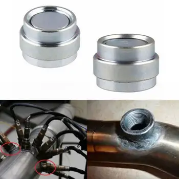 

M18X1.5 Car O2 Oxygen Sensor Stepped Mounting Boss & Stepped Mounting Pungs Plugs O2 Oxygen Sensor Plugs Universal