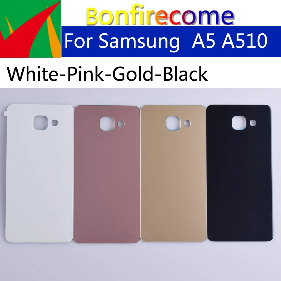 10 шт./партия чехол A510 для Samsung Galaxy A5 2016 SM A510F задняя крышка аккумулятора с 3D стеклом