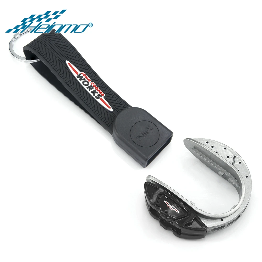 One Set Black Аксессуары для MINI Cooper F54 F55 F56 F57 Clubman, чехол для ключей для MINI Countryman F60, чехол для ключей, стильный держатель - Название цвета: One Set Black