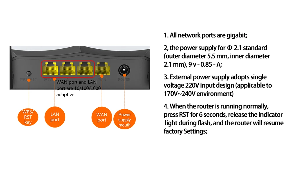 Tenda AC8 AC1200M Беспроводной Wi-Fi роутер с поддержкой cv6 домашнее покрытие двухдиапазонный беспроводной маршрутизатор, управление через приложение