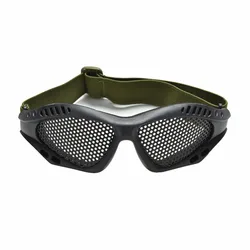 1PC Hot Selling Black Tactical CS Airsoft  Paintball Metal Mesh Goggle Eye Protective Glasses Outdoor Sports Eyewear Wholesale