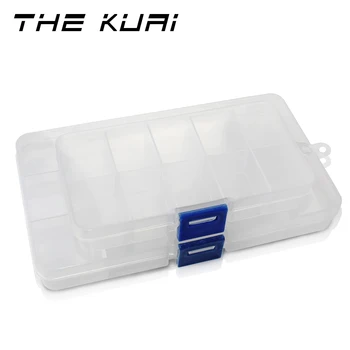 BEST PRICE ❤️ TheKuai Transparent Plastic Storage Box Lure Box for Fishing Baits Hooks Hook Box Fishing Tackle Box Compartment Box - discount item 20% OFF Sports & Entertainment