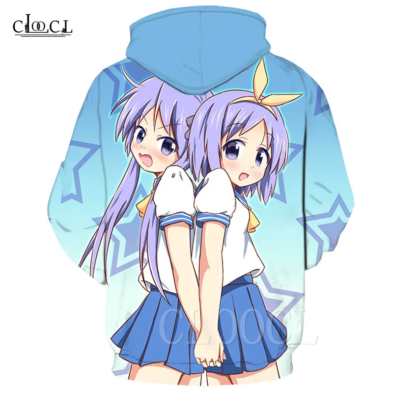 Толстовка с капюшоном Lucky Star для мужчин и женщин свитшот 3D принтом в стиле хип хоп