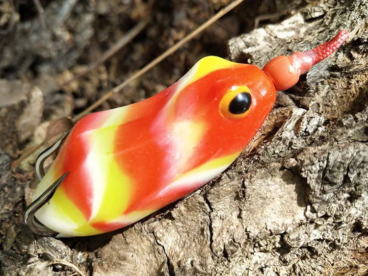 

19 Years New Style Customizable Poison Toad Ray Frog Lure Modification Leiqiang New Style White Ghost One