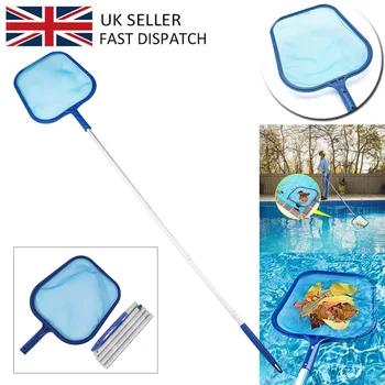 

2020 Swimming Pool Skimmer Net Tool Handheld Pond Leaf Mesh Pond Pool Leaf Net Cleaning Skimmer Telescopic Pole Detachable Hot