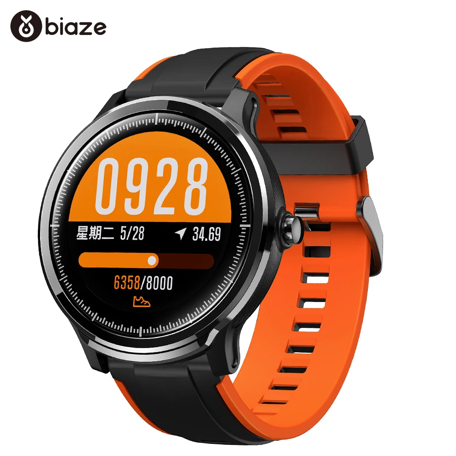 

Biaze Smart Watch BL4 1.3"Full Touch Round Display Heart Rate Blood Pressure Oxygen Monitor Mulit Sports Mode Smartwatch