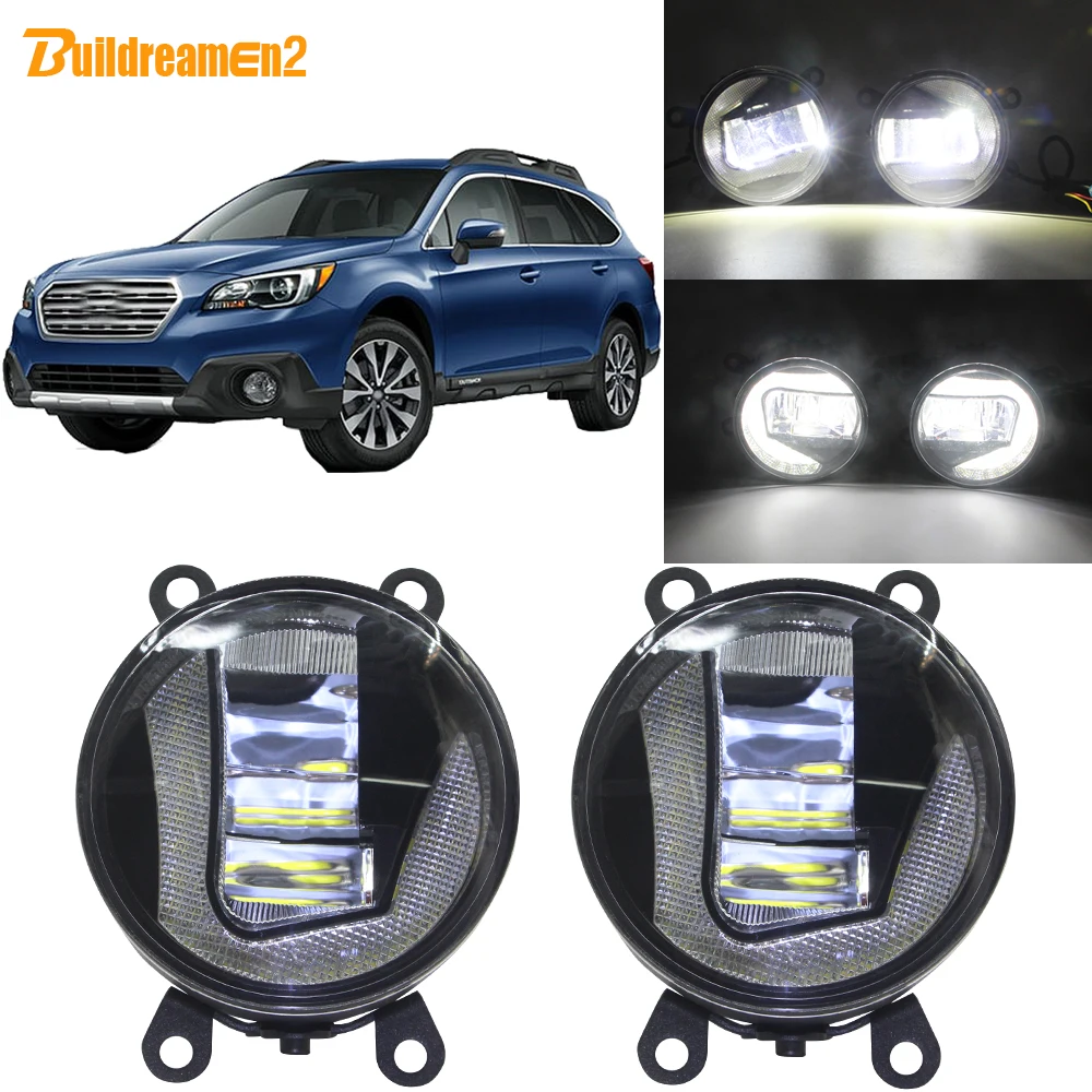 Buildreamen2 для Subaru Outback 2010 2011 2012 автомобиля H11 светодиодный проектор передние