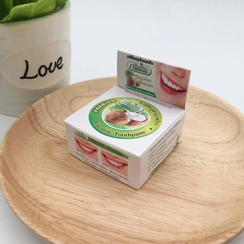 

10g Natural Coconut Thailand Mouthwash Toothpaste Herbal Toothpaste Teeth Whitening Toothpaste Toothpaste