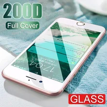 200D полное покрытие, защитное закаленное стекло для Iphone 7 8 Plus, Защитное стекло для экрана для Iphone 6 6s Plus, защитная пленка
