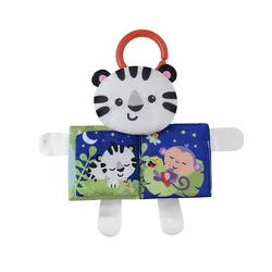 Infantil educação precoce brinquedos educativos gatinho dente cola pano livro cama pendurado bebê pano livro macio livros de aprendizagem para crianças