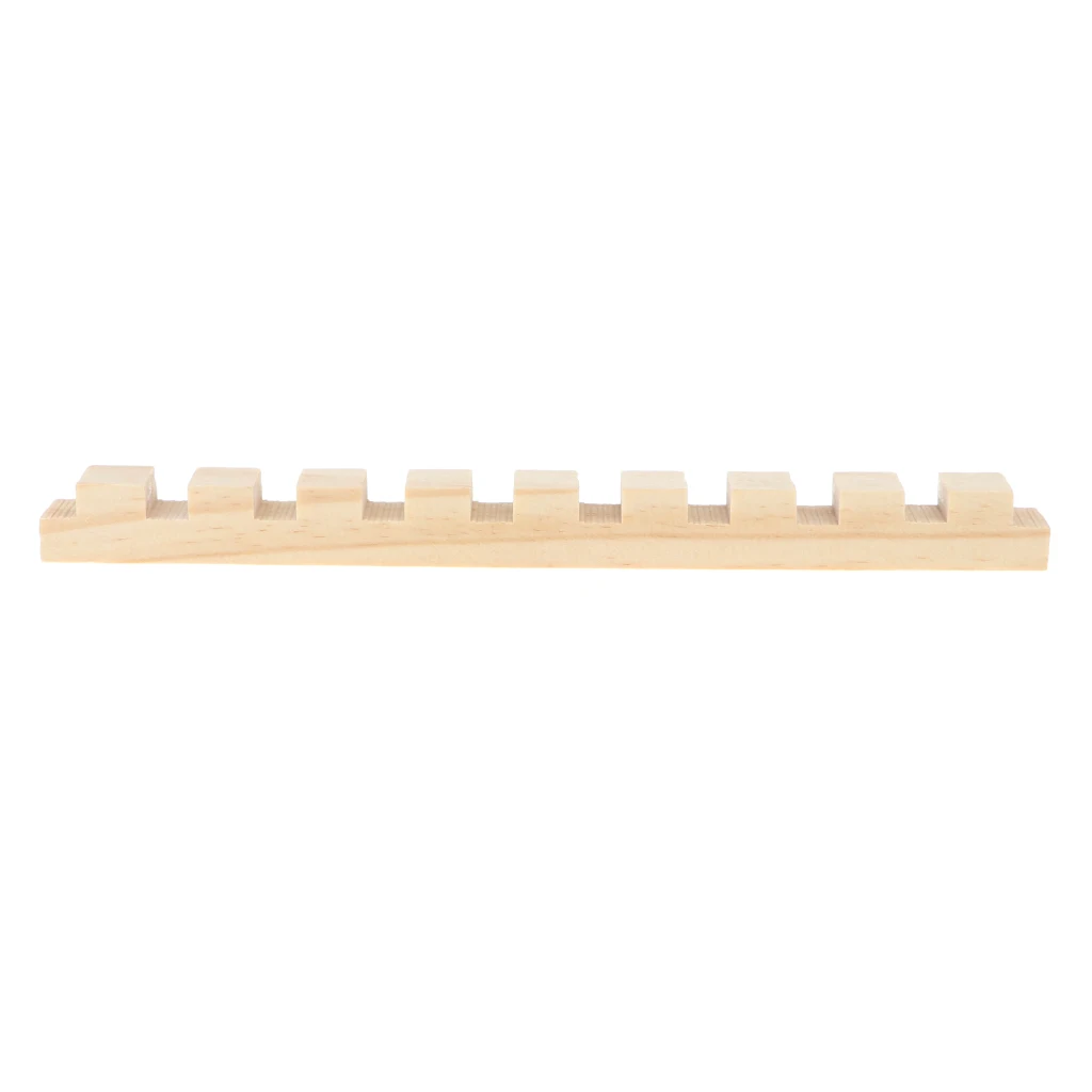 26cm Wooden Mould for Domino Blocks Set Dominoes Building Blocks Racing Toy Tile Game for Party Gift