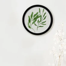 Круглые деревянные рамки для картин креативный подарок DIY настенный деревянный держатель для картин украшение дома