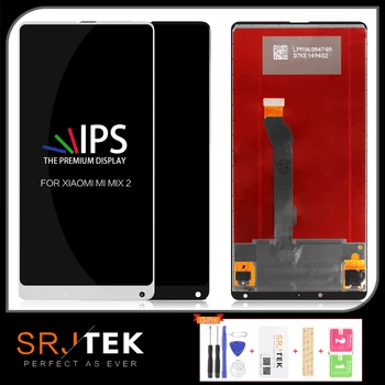 

Srjtek LCD For Xiaomi Mi Mix 2 Display Touch Digitizer Assembly With Frame 5.99" For Xiaomi Mi MIX 2 Screen Replacement Parts