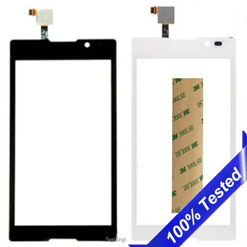Сенсорный экран 5 0 дюйма для Sony Xperia C S39H C2305 C2304 дигитайзер стекло объектива |
