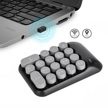 

18 Keys Wireless Bluetooth Mini Keyboard Type-C 2020 New Bluetooth Type-C Receiver 2.4G Mechanical Keyboard For Laptop/Tablet