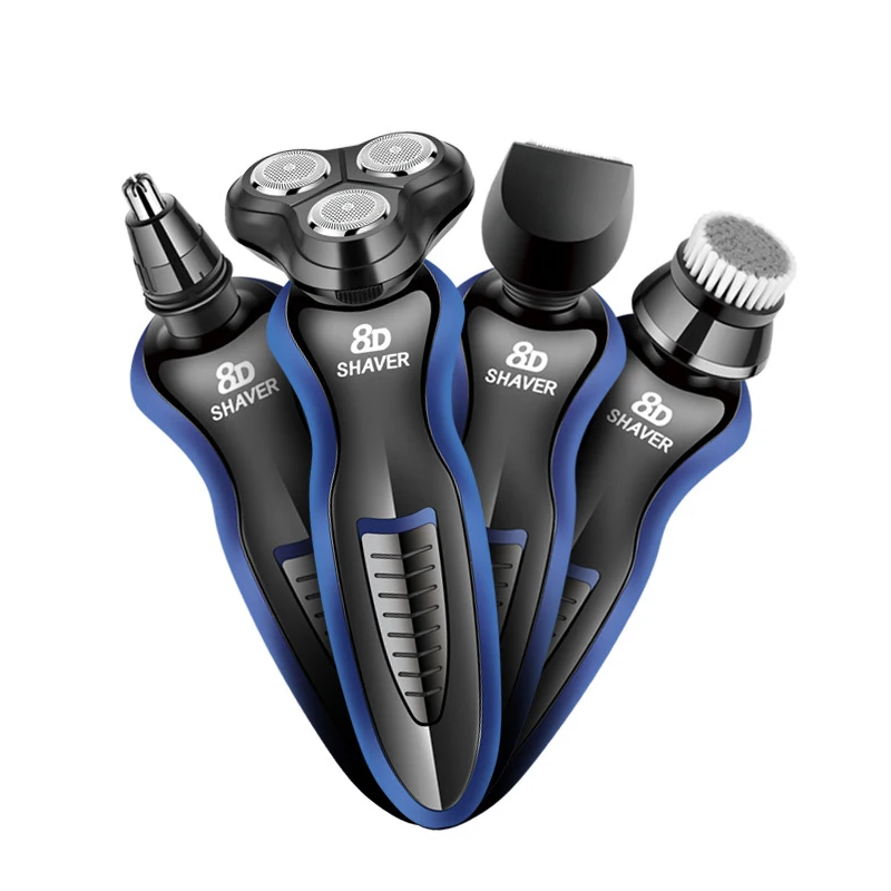 Electric Razor Shaver Rechargeable Shaving Machine for Men Beard Wet-Dry Dual Use Water Proof USB Fast Charging | Бытовая техника