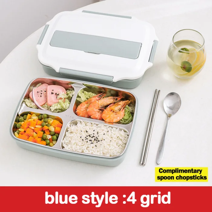Коробка для ланча, еды, еды, контейнер для хранения, Microwavable пластик, микроволновая печь многоразовые из нержавеющей стали TB