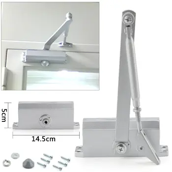

Steel Adjustable Cruise Control And Locking Speed Closing Door Closer Fire Prevention Suitable For Right Door 40-65kg