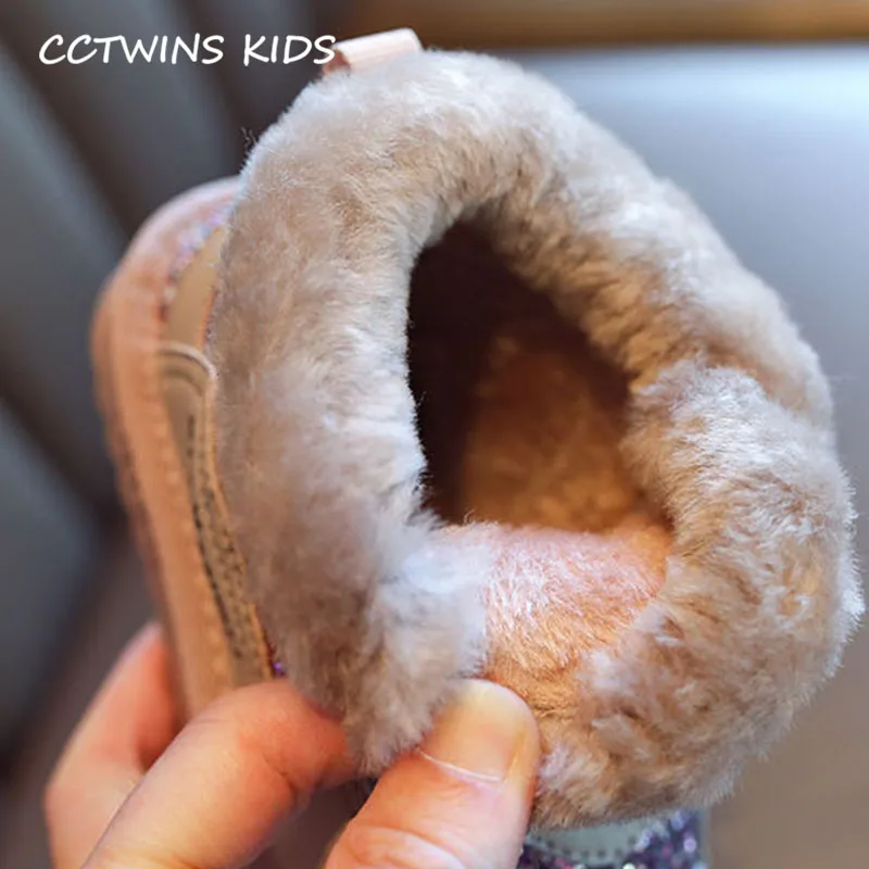CCTWINS/детская обувь; коллекция года; модные зимние ботинки для детей; брендовые короткие ботинки для маленьких девочек; блестящая теплая обувь для мальчиков; FS3138