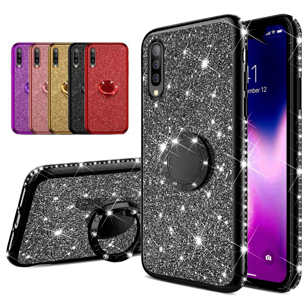 Блестящий чехол с бриллиантовой рамкой для iphone 11 pro MAX 6 6S 7 8 plus X XS XR мягкий