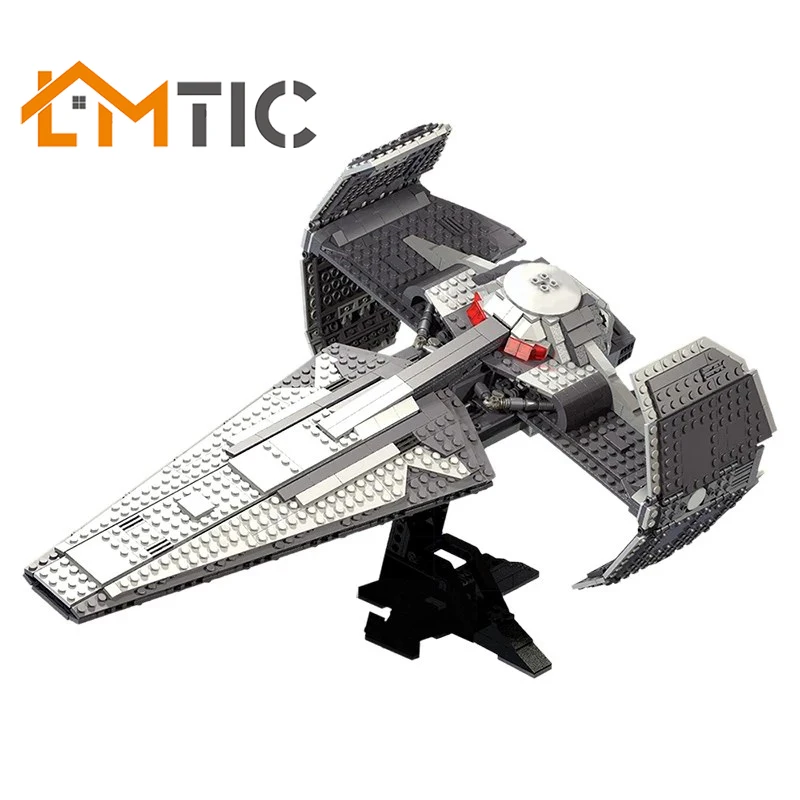 

MOC Star Series model Wars TIE Fighter Interceptor Building Blocks Compatible Bricks Educational Toys For Children Gifts