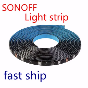 

Sonoff L1 Smart WIFI LED Light RGB Waterproof Strip Streifen For Google Alexa Dimmable Waterproof WiFi Flexible RGB Strip Lights
