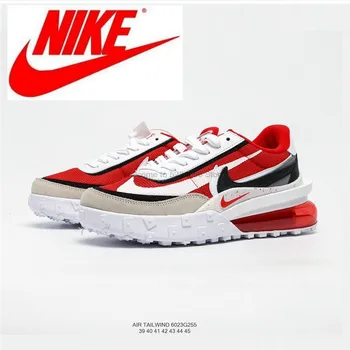 

Original Nike Air TailWind Nike Double Tick Waffle Air Cushion Bottom Men's Running Shoes comfortable Size 40-45 Stitching