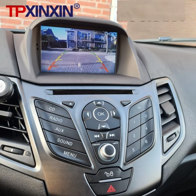 2 Din Android 11.0 8GB+128GB Car Radio Player For Ford Fiesta MK6 MK7  2009-2017 GPS Navigation Auto Stereo Head Unit DSP Carplay